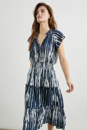 Linen mid-length dress