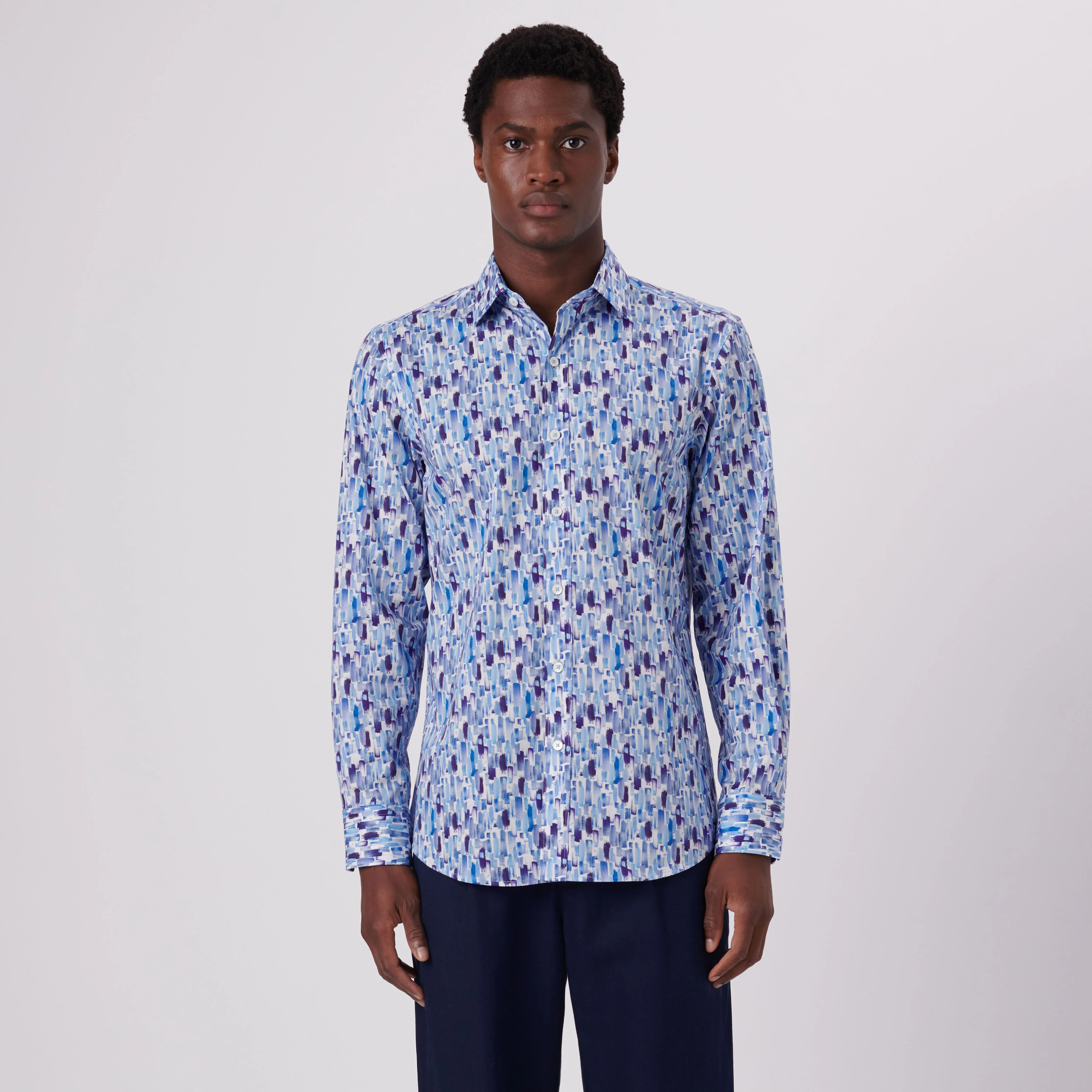 Axel Paint Strokes Print Shirt