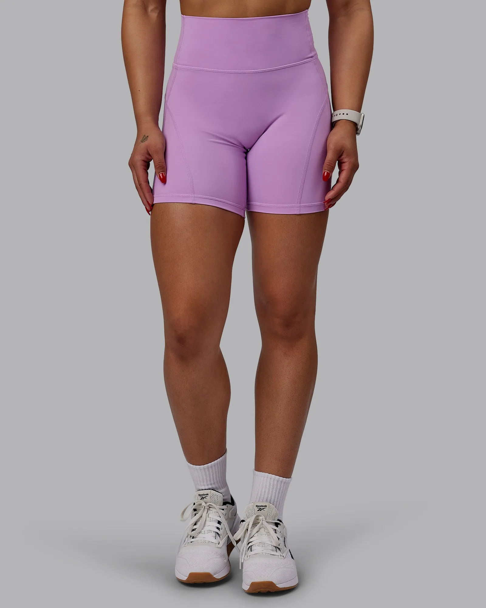 Bend Mid-Length Shorts - Light Violet