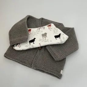 Cardigan & Dribble Bib Set