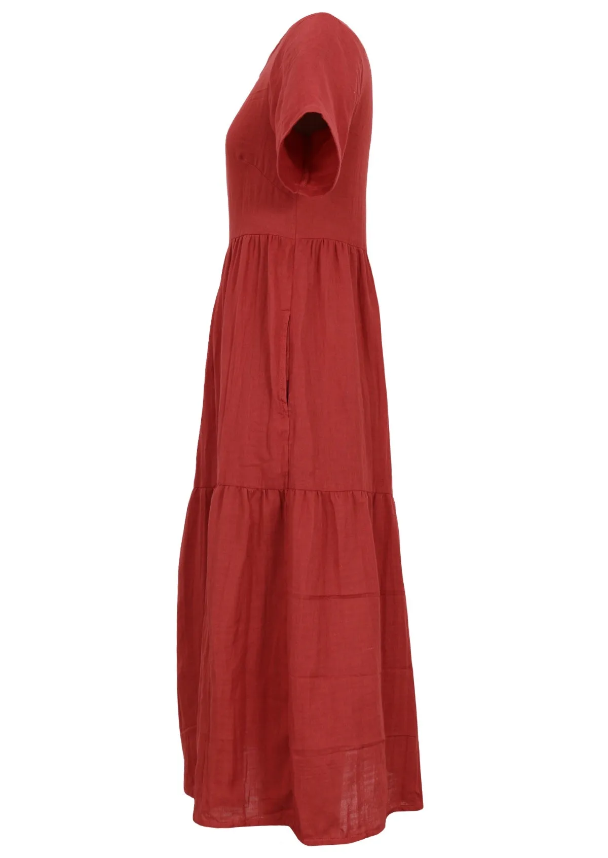 Claudia Dress Marsala