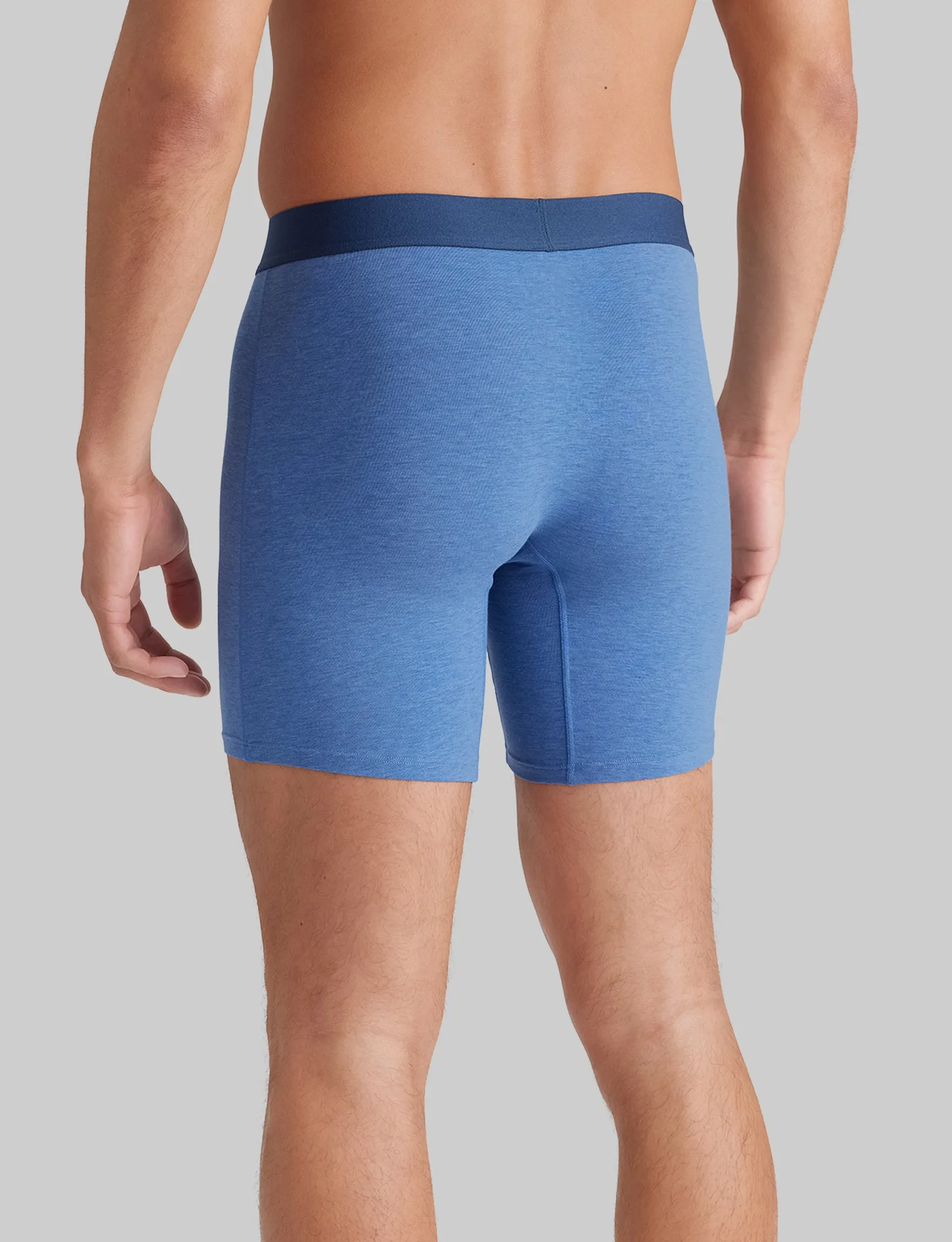 Cool Cotton Mid-Length Boxer Brief 6" (3-Pack)