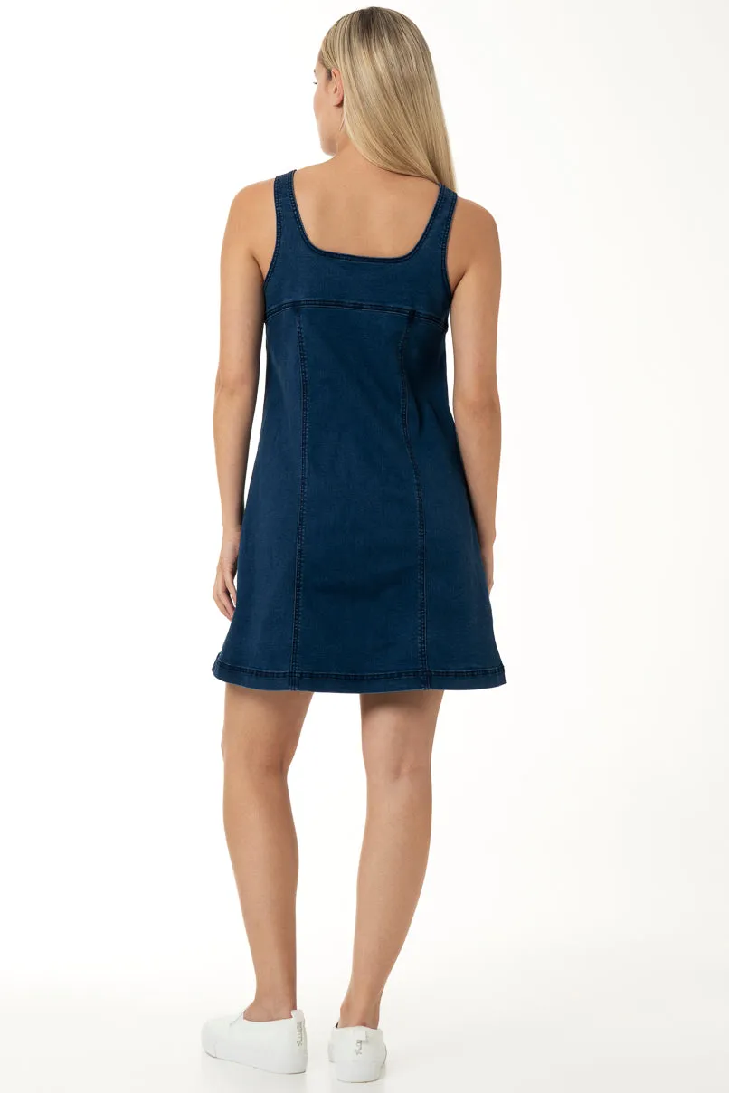 Denim Dress _ 150046 _ Mid Wash