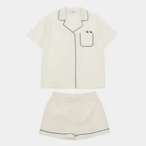 Eyes Short Linen Pyjamas