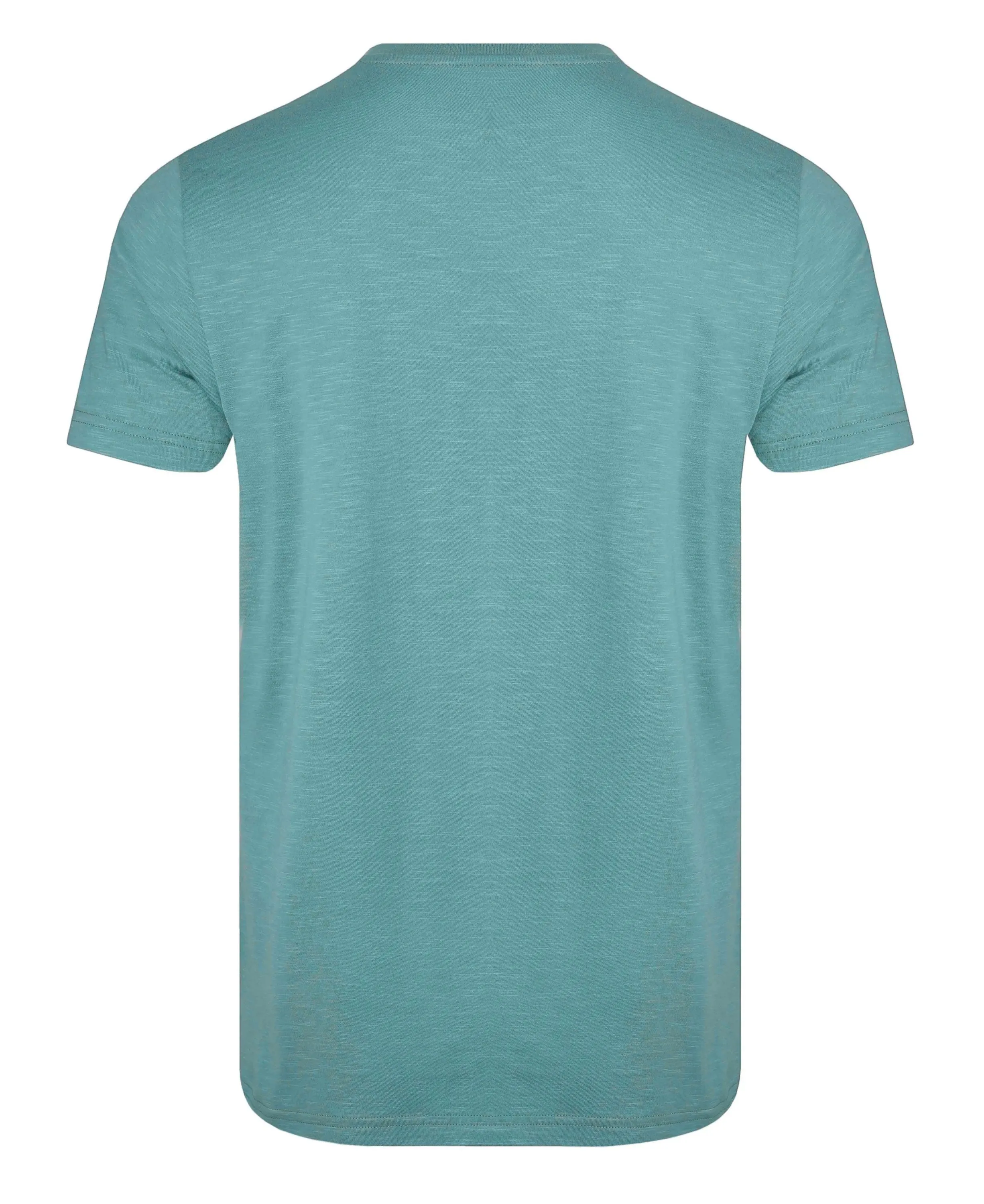 Fished Organic Branded Tee - Mineral Blue