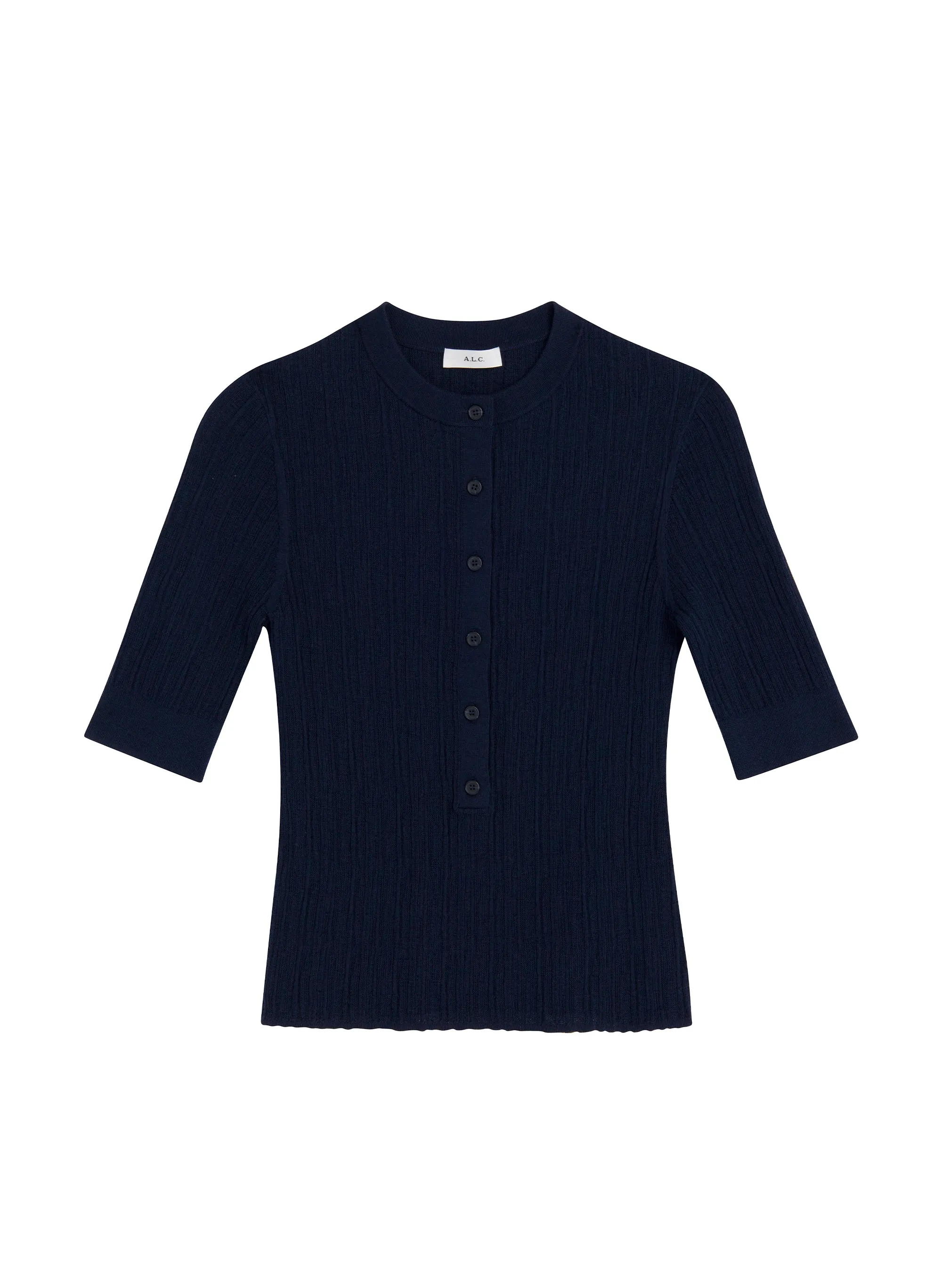 Fisher Fine Cotton Knit Top