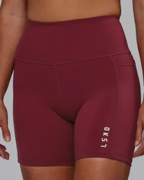 Flux Mid-Length Shorts - Cranberry