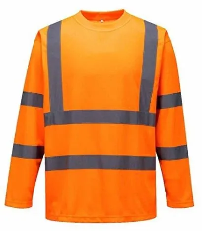 Hi Vis Long Sleeved T Shirt RIS 3279 Portwest S178