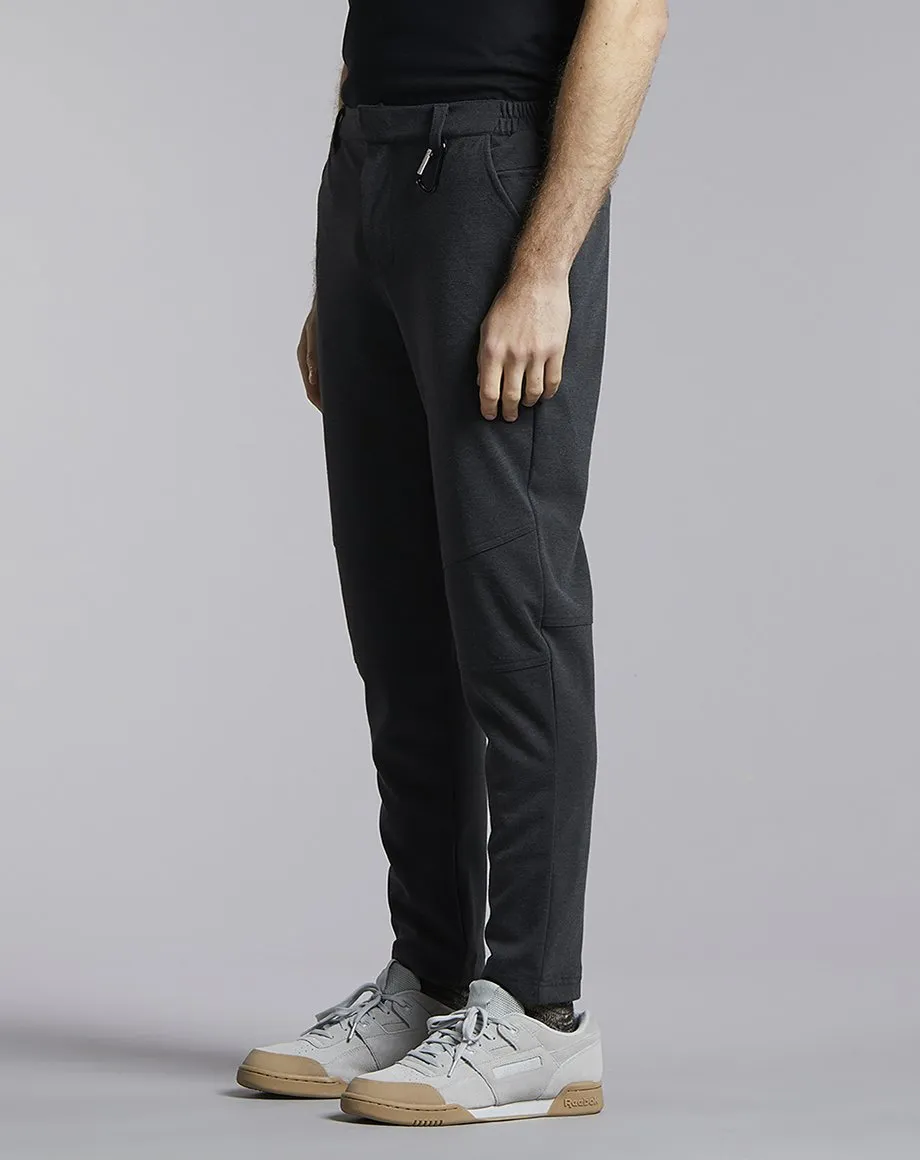 JARLETH COMMUTER MENS TROUSERS | CHARCOAL MIX