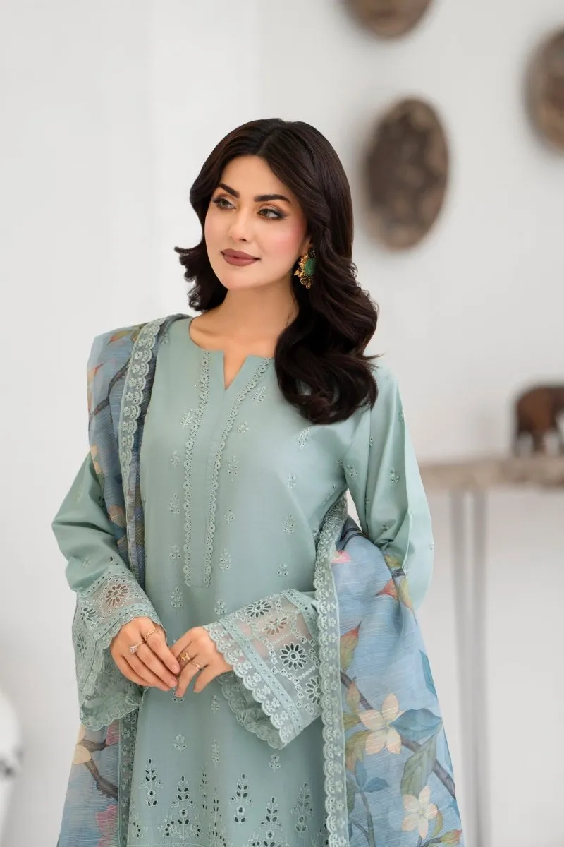 Karma Embroidered Chikankari Cotton Lawn Suit KAR128