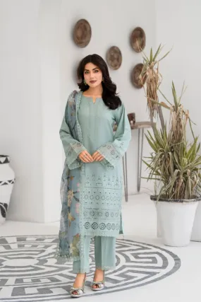 Karma Embroidered Chikankari Cotton Lawn Suit KAR128