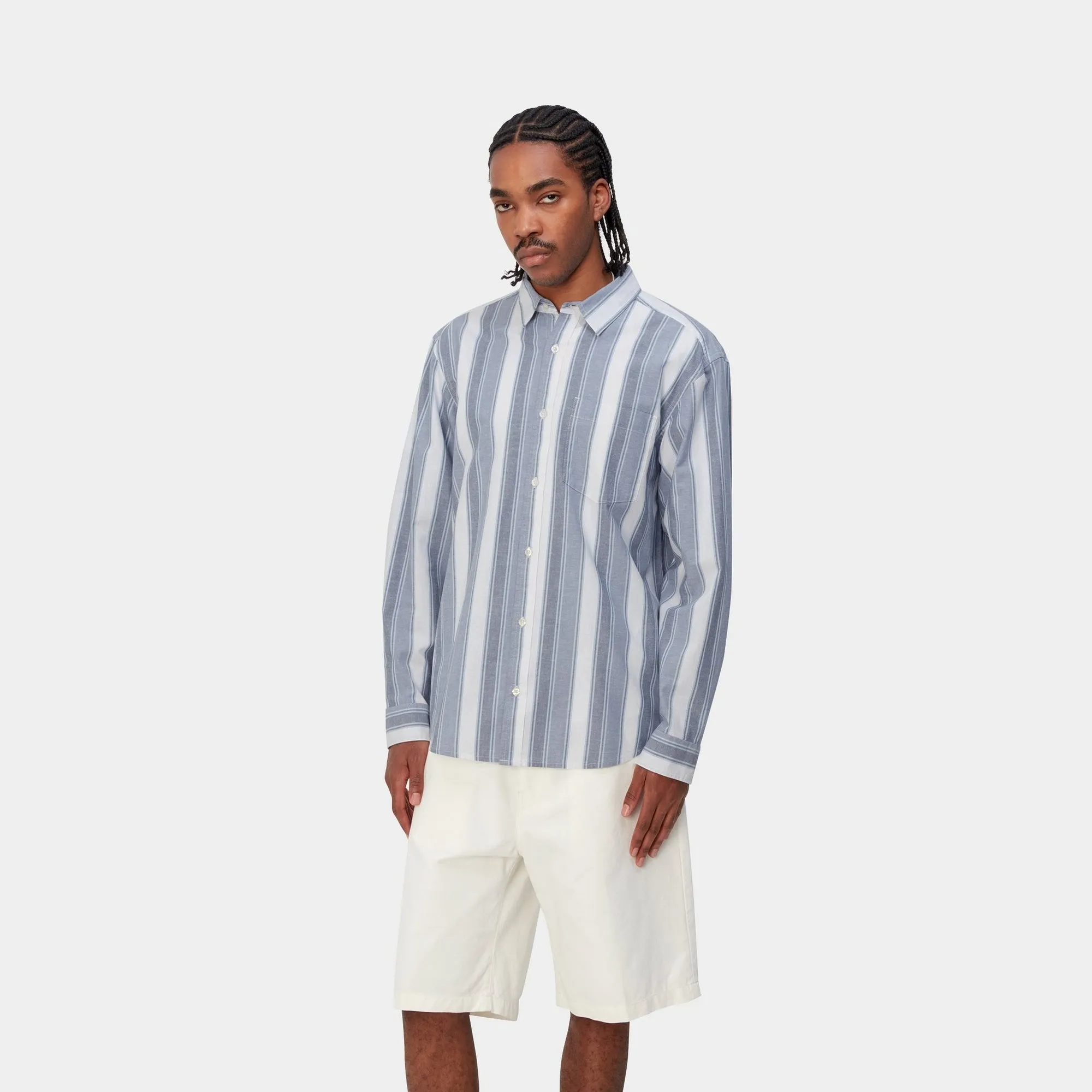 Kendricks Stripe Shirt | Hudson Blue / Bay Blue