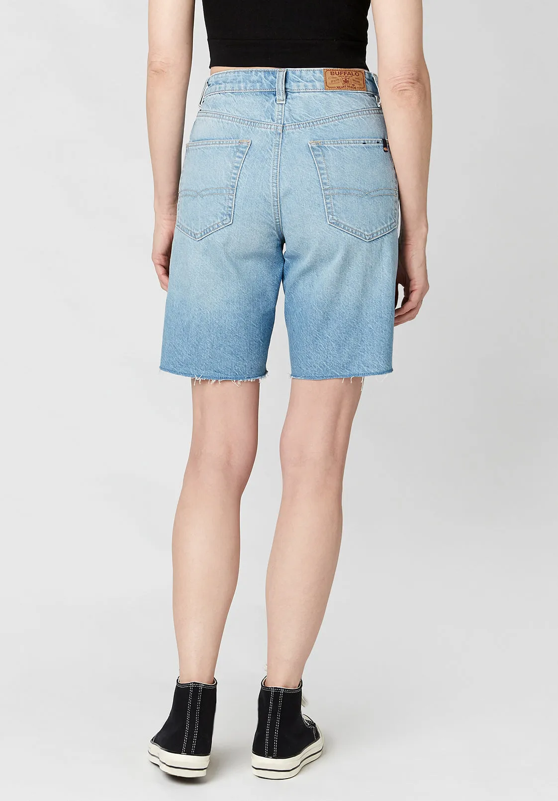 Maggie Sanded Mom Shorts - BL15812