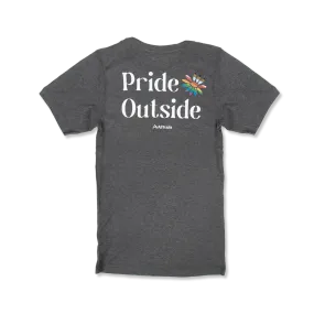 Pride Outside Tee - Heathered Charcoal