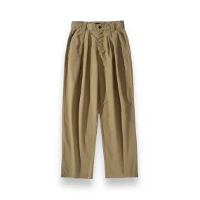 Mens Khaki Adjustable Waist Trousers - Standardtypes ST069