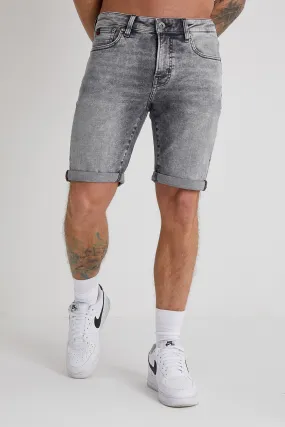 Texas denim shorts In Grey wash