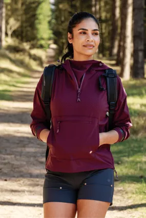 The Outdoor Showerproof Jacket - Aubergine